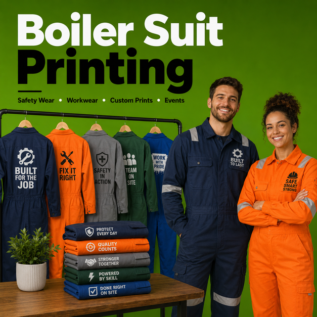 Boiler Suit Printing Manchester