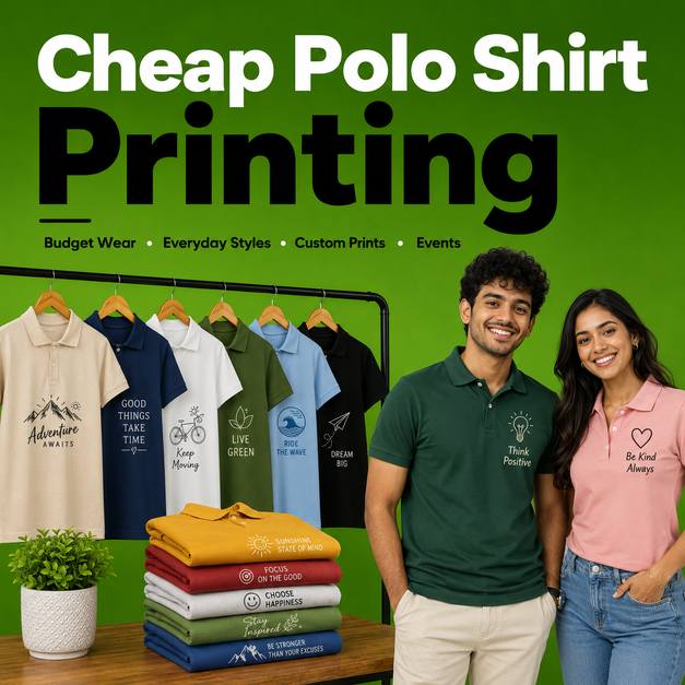 Cheap Polo Shirt Printing Manchester