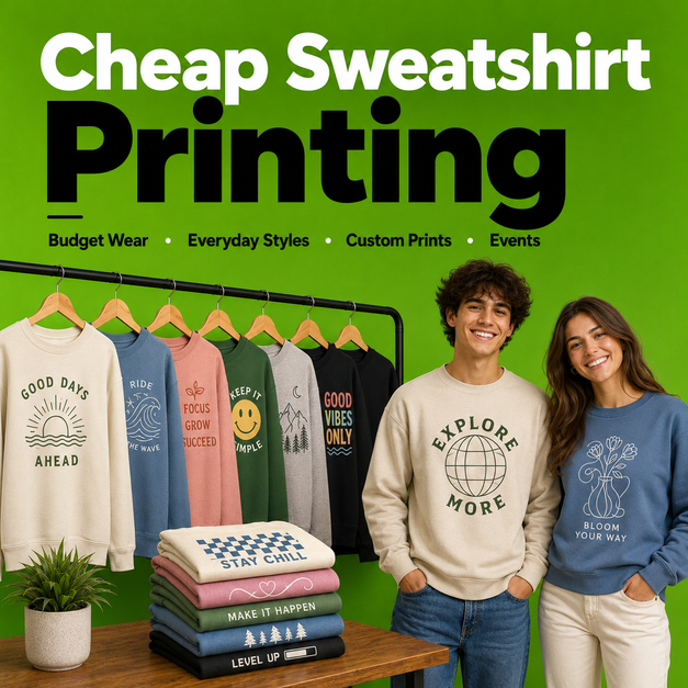 Cheap Sweatshirt Printing Manchester