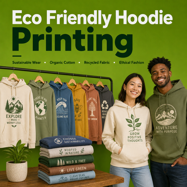 Eco friendly Hoodie Printing Manchester