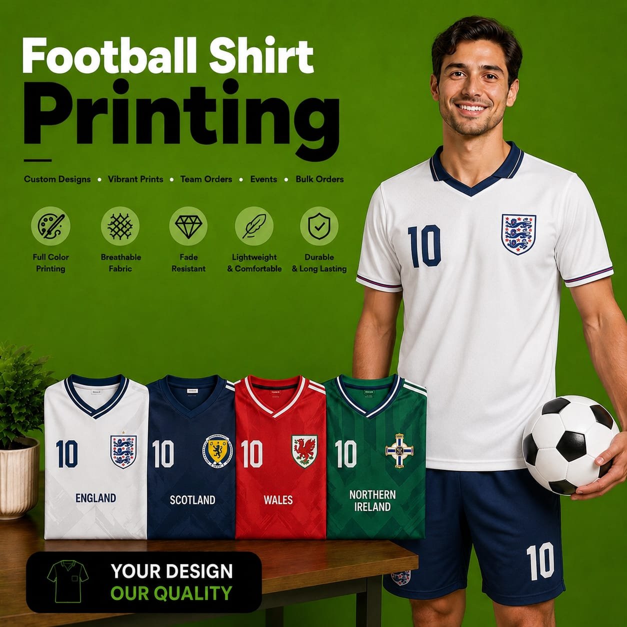 Football Shirt Printing Manchester