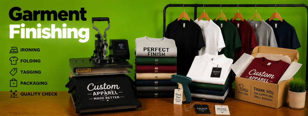 Garment Finishing t Shirt Printing Manchester