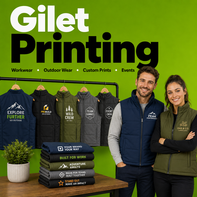 Gilet Printing Manchester