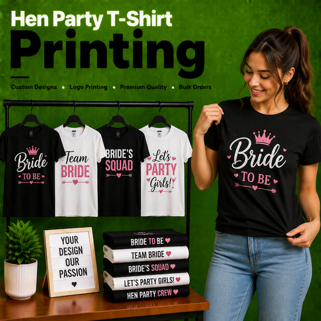Hen Party T Shirt Printing manchester