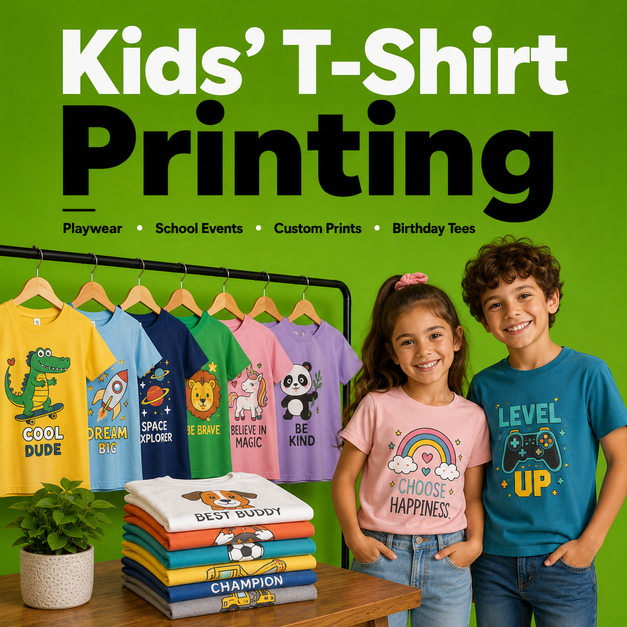 Kids' T-Shirt Printing Manchester