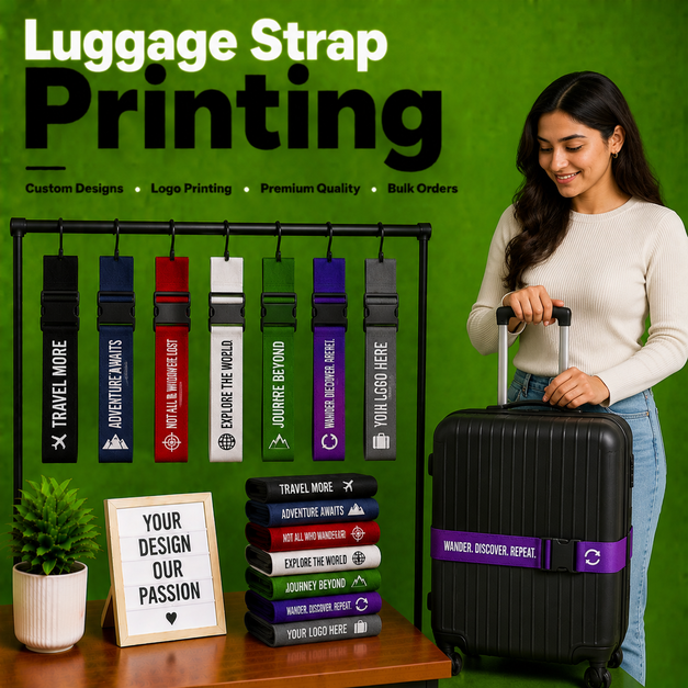 Luggage Strap Printing manchester