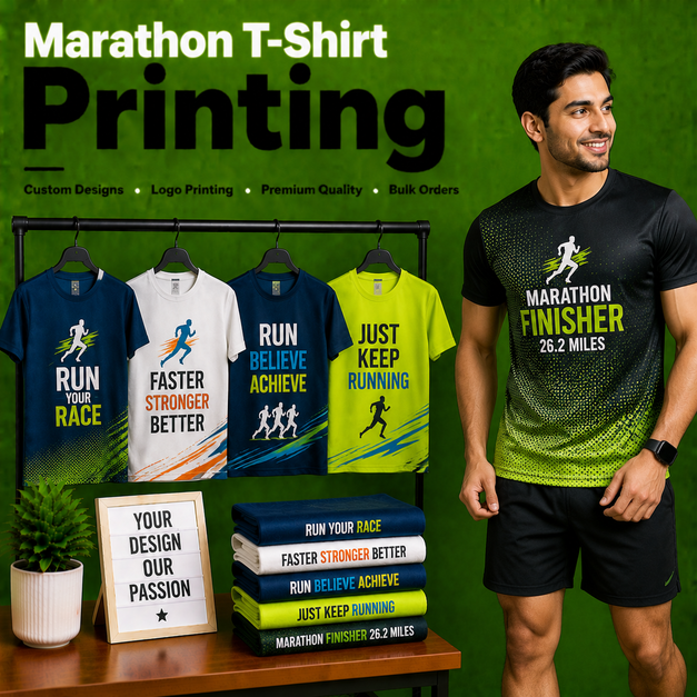 Marathon T Shirt Printing manchester