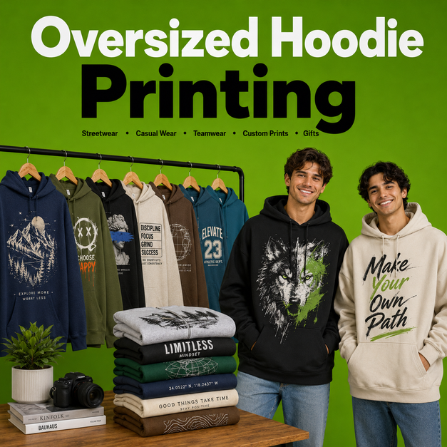 Oversized Hoodie Printing Manchester