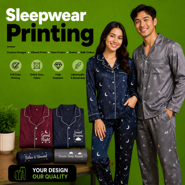 Sleepwear Printing t Shirt Printing Manchester