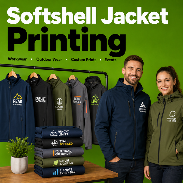 Softshell Jacket Printing Manchester