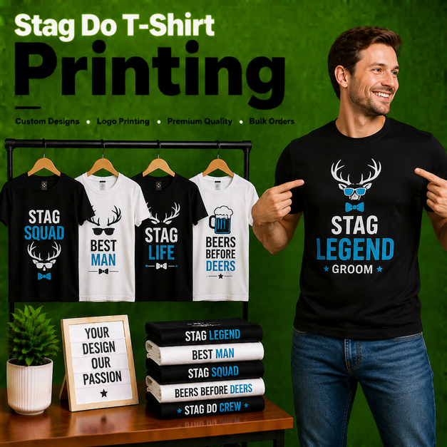 Stag Do T Shirt Printing manchester