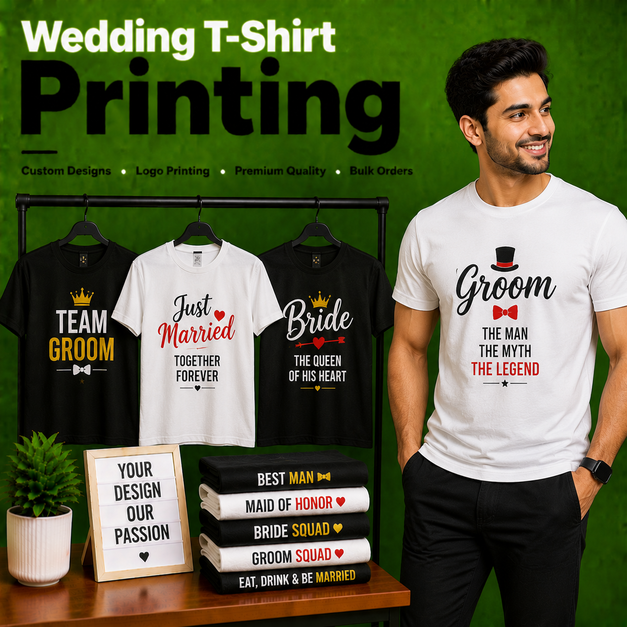 Wedding T Shirt Printing manchester