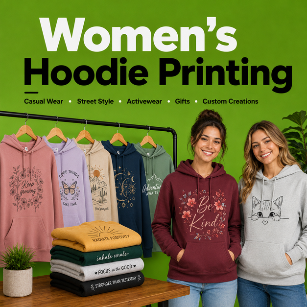 Women’s Hoodie Printing Manchester