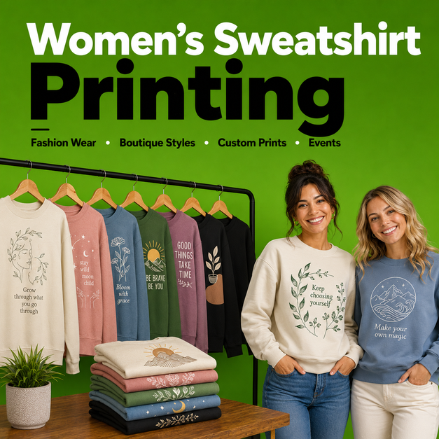 Women’s Sweatshirt Printing Manchester