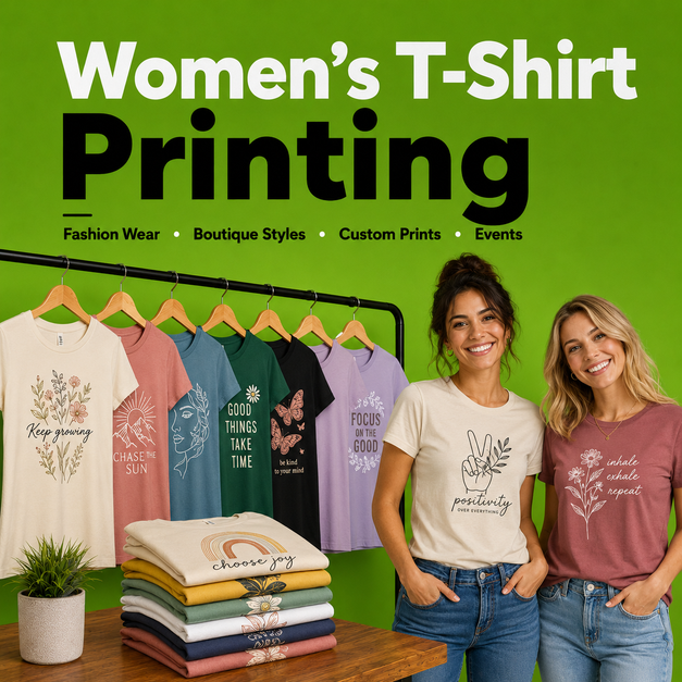 Women's T-Shirt Printing Manchester