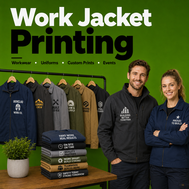 Work Jacket Printing Manchester