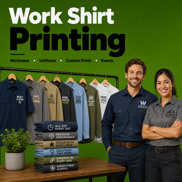 Work Shirt Printing Manchester
