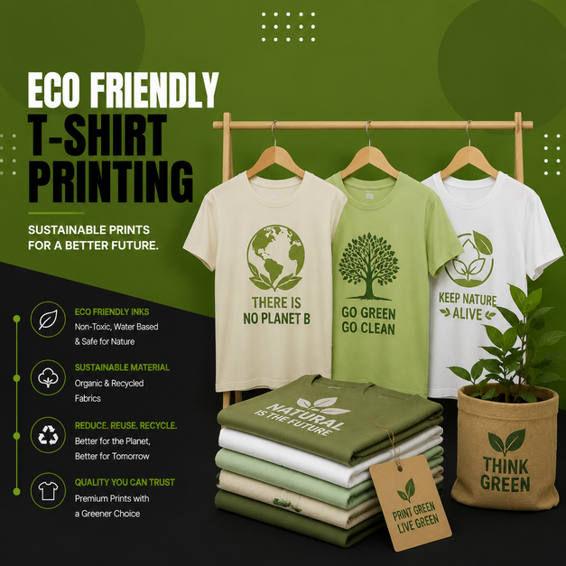 eco friendly t shirt printing Manchester