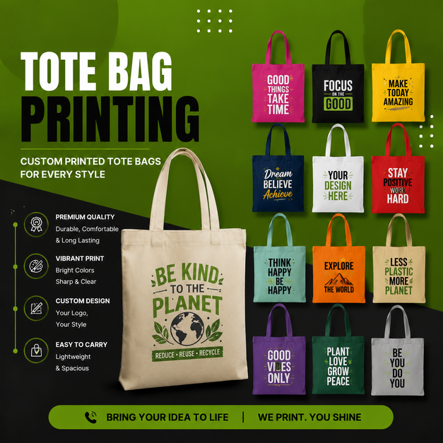 tote bag printing manchester